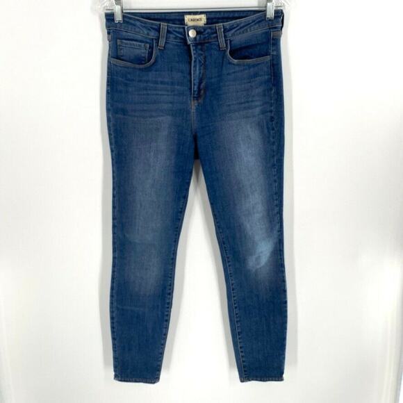L'Agence Margot Skinny High Rise Jeans‎ Blue Light Vintage Wash 29 - Picture 1 of 10